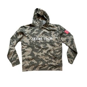 Texas Tech Red Raiders Under Armour Military Men’s Hoodie Sweatshirt Medium